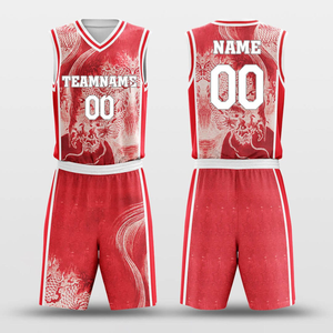 OEM Basketball Uniform Sublimation 100% <b>Polyester</b> Custom Basketball Jersey Set for Clubs Custom Sportswear - Product Image 1