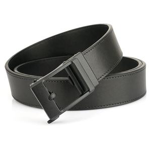 Ceinture en cuir véritable de vache pour homme, qualité supérieure, classique, décontractée, longueur réglable, boucle en acier, écologique, durable, robuste - Product Image 1