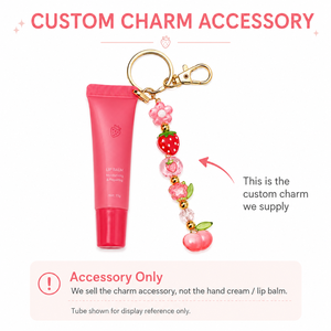 Lindo Llavero de Fresa con Cuentas Acrílicas de Frutas para Mujer, Accesorios Decorativos para Bolsos y Cremas de Manos - Product Image 6