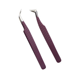 Pince à épiler pour extensions de cils en acier inoxydable de haute qualité, réutilisable, durable, 10 mm de longueur, outils manuels, prix de gros - Product Image 1