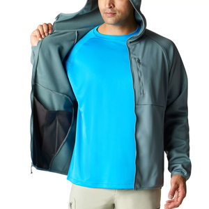 2024 New Design Sporty Men's Varsity Winter Thick Jacket OEM Custom Logo Lightweight Waterproof Breathable <b>Covered</b> <b>Button</b> - Product Image 2