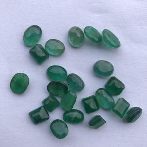 Esmeraldas Verdes Naturales, Corte Facetado, Piedras Preciosas Sueltas, Forma Circular, Certificadas por Terceros, Tamaño Personalizado, Suministro al por Mayor, Joyería GRV - Product Image 1