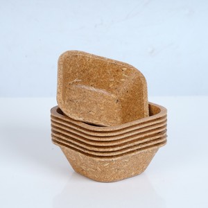 Tazones biodegradables de cáscara de arroz de 180 ml (6 oz), libres de plástico y químicos, desechables, para refrigerios y alimentos secos. - Product Image 3