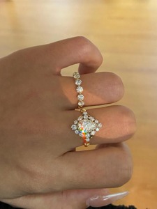 แหวนหมั้นเพชรทรงลูกแพร์ 1.10 กะรัต หรูหรา ผลิตในห้องปฏิบัติการ ได้รับการรับรองจาก IGI สี F ความสะอาด VVS2 ทองคำขาว 14K สำหรับวันครบรอบแต่งงาน - Product Image 2