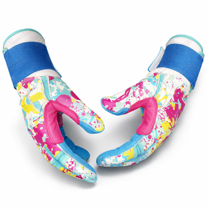 New Unique Sublimation Design Leather Catcher Baseball Batting Gloves Right-Handed Customized Long Cuff Lightweight Non-Slip - Product Image 6