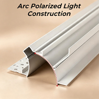 Profilé LED en aluminium encastré sans cadre pour plafond, idéal pour la décoration de plafonds en plaques de plâtre – Prix de gros