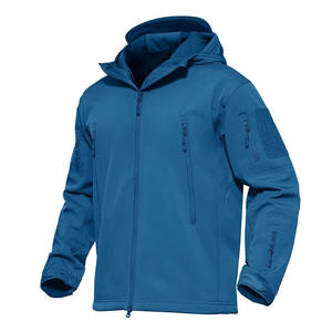 Chaqueta Softshell Personalizada con Logotipo Impreso, Forro Polar, para Hombre, Tejido Softshell Resistente al Viento con Capucha Ajustable - Perfecta para C - Product Image 3