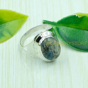 Bague K2 Jasper en argent sterling 925, bague statement, bague de promesse, bague au design artisanal, bague en pierres précieuses, bijoux K2 Jasper, cadeau - Product Image 3