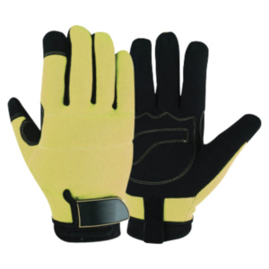 ถุงมือทำงานหนังสังเคราะห์ Amara แบบหนาพิเศษ ถุงมือเพื่อความปลอดภัยในการทำงานที่เสริมความแข็งแรง พร้อมป้องกันแรงกระแทกที่มือและแขน - Product Image 2