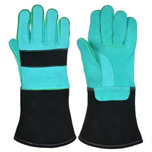 Guantes de Soldadura de Cuero de Búfalo de Alta Calidad a Precio Económico, Venta al por Mayor, Guantes de Trabajo para Soldador Hechos a Medida con Logotipo Privado - Product Image 3
