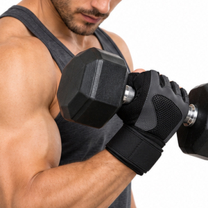 Gants de musculation personnalisés pour l'entraînement en salle de sport, vente en gros, fabricant OEM ODM, fournisseur d'équipement de fitness et de maintien pour les mains - Product Image 3