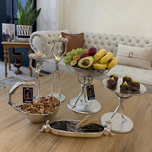 Statue humaine Design vaisselle bol de fruits supports pour la décoration de la maison vaisselle bol de service de pop-corn gratuit à un taux raisonnable - Product Image 1