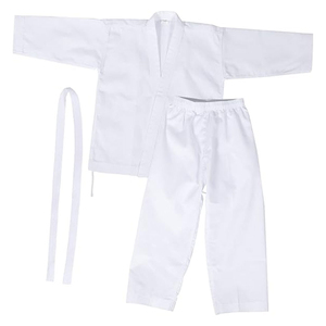 Comfortable Breathable High Quality Quick Dry Martial Arts Karate Uniforms 100% Cotton Solid Color 280g Fabric Front Logo Men's - Product Image 1