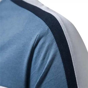 Camisetas Deportivas Personalizables Extra Grandes de Manga Larga con Rayas Amarillas y Negras, Cuello Redondo, Tejidas, con Estampado 3D, Bajo MOQ - Product Image 4