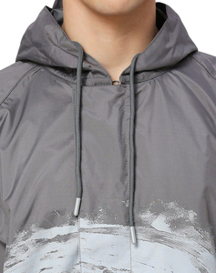 Nouvel ensemble coupe-vent en nylon pour homme avec logo personnalisé RTS, panneaux contrastés et pantalon, idéal pour l'été, respirant, style streetwear, veste zippée. - Product Image 6