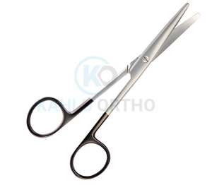 Ciseaux à pansements chirurgicaux de haute qualité à poignée noire, prix compétitif, meilleur fournisseur, par KAHLU ORTHOPEDIC - Product Image 4