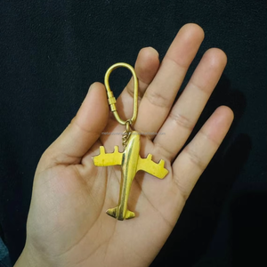 Llavero Clásico de Latón Sólido, Porta Llaves de Metal Resistente para Regalo y Uso Promocional - Product Image 1