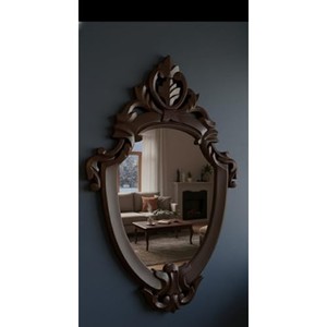 Handcrafted Reclaimed Wood Ornate <b>Mirror</b> | Vintage Baroque Wooden <b>Wall</b> <b>Mirror</b> Wholesale - Product Image 1