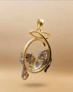 Pendentif Chat Endormi en Moissanite VVS, en Argent 925, Bijou Hip-Hop, Cadeau Idéal pour les Amateurs de Chats, Pendentif Personnalisé Effet Glacé - Product Image 5