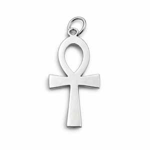 Pendentif Croix Ankh Égyptienne en Argent Sterling 925, Breloque Religieuse, Bijou Unisexe pour Usage Quotidien - Product Image 4