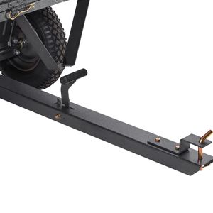 17 คิว รถพ่วงอเนกประสงค์สำหรับสวน รับน้ำหนักได้ 600 ปอนด์ พร้อมยางขนาด 16 นิ้ว รถเข็นเหล็กแบบลากจูงสำหรับ ATV และ UTV - Product Image 6