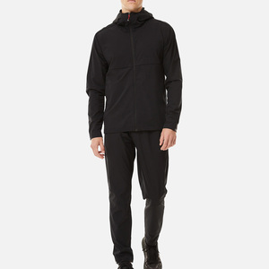 High Quality Custom Made <b>Black</b> Jogging <b>Windbreaker</b> Tracksuit Sports Wear Two Piece Set for Men & Women Summer <b>Windbreaker</b> Suits - Product Image 1