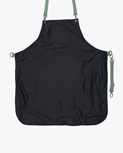 Capa de peluquería de cuero azul marino con cintura ajustable y múltiples bolsillos para uso de barbero - Product Image 4