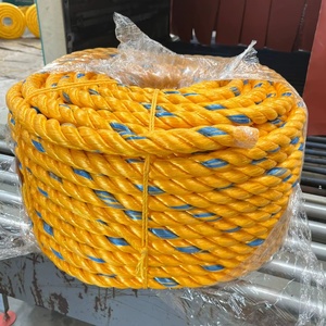 <span class=keywords><strong>PP</strong></span> danline <span class=keywords><strong>fibrillated</strong></span> màu vàng xanh xoắn 3-Strand Polypropylene Dây Câu cá 7mm 9mm 11mm cho Singapore Indonesia bao bì - Product Image 1