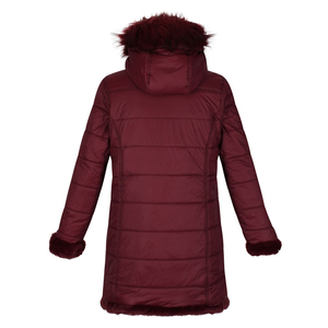 Abrigo Largo Acolchado de Nailon Tafetán para Mujer, con Plumón de Pato, Resistente al Agua, Bolsillos Laterales, Logotipo Personalizado, Moda Urbana - Product Image 2