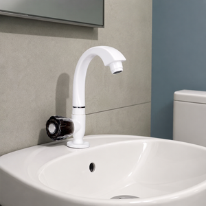 Smart PTMT Taps Series 1007 Classic White Finish Rust Proof Lightweight Durable Plastic Faucet 5-Year Warranty Modern - Product Image 4