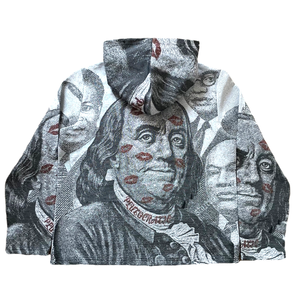 Sudadera con Capucha Personalizada para Hombre, con Diseño Gráfico Tejido, Estilo Vintage, Jacquard, Streetwear - Product Image 6