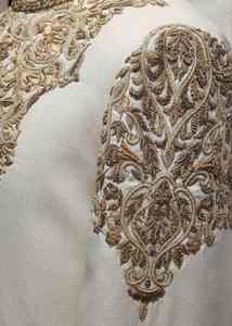 Salwar Kameez indien pakistanais pour homme, tenue de mariage royale brodée, tenue traditionnelle de Dulha, protection solaire premium, sans plis - Product Image 4