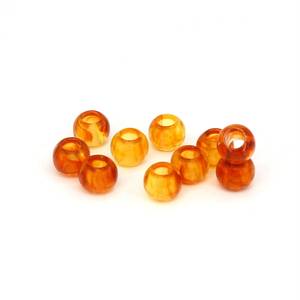Perles rondes en résine colorées écologiques faites à la main, dégradées, de haute qualité, pour la fabrication de bijoux, bracelets, fournitures de bricolage - Product Image 1