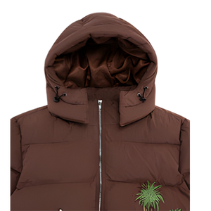 Vestes matelassées pour enfants personnalisées brodées, couleur marron, Vescartes, rembourrées, hiver, motifs graphiques, qualité supérieure, imperméables, coupe-vent - Product Image 2