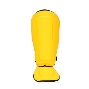 Protectores de espinilla de cuero y PU para adultos, precio económico de fabricante pakistaní, MOQ bajo, para boxeo y protección. - Product Image 4