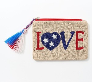 Monedero de lujo hecho a mano con bordado a mano y cuentas, diseño moderno y elegante, monedero de novia con cuentas, monedero de la suerte. - Product Image 5