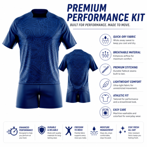 Custom Sublimation <b>Rugby</b> Uniform Sets High Performance Breathable Quick Dry Men's <b>Rugby</b> Jersey and <b>Shorts</b> for Club Team Training - Product Image 5