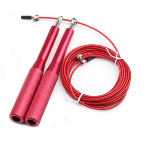Corde à sauter réglable en alliage d'aluminium avec roulement, 2,5 m, pour exercice à domicile, entraînement physique, unisexe - Product Image 2