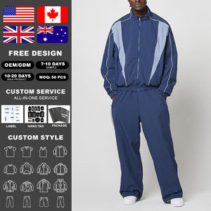 Conjunto de Chaqueta y Pantalones Deportivos para Hombre, Transpirable, Cortavientos, con Cierre, Bordado, Impermeable, Premium, Ropa Deportiva de Invierno - Product Image 2