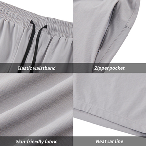 Activewear <b>Men</b> Eco-Friendly Solid Waterproof Breathable Sport Gym <b>Shorts</b> Baggy Basketball <b>Shorts</b> - Product Image 6