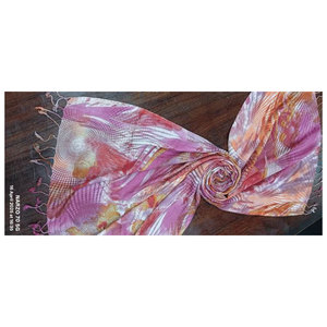 Elegantes Estolas y Bufandas de Viscosa Jacquard Estampada, Suaves y Ligeras, con Estampado Liso, 70x180cm, 70x200cm, 100x100cm - Product Image 5
