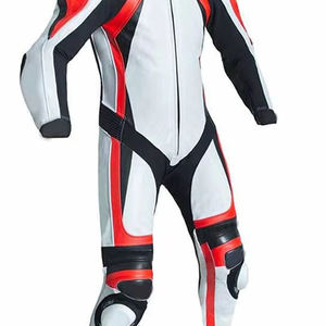 ชุดกีฬาขี่มอเตอร์ไซค์หนังวัวหนังจิงโจ้  แบบสั่งตัดพิเศษ  ทนไฟ กันน้ำ แห้งเร็ว  สำหรับทุกเพศ - Product Image 5