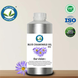 Huile essentielle de camomille bleue (Matricaria Chamomilla) Katyani Exports, distillée à la vapeur, issue de fleurs - Provenant du Madhya Pradesh en Inde - Product Image 5