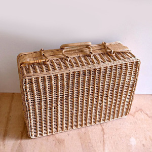 Large capacity travel bag rattan <b>suitcase</b> best selling organizer basket for camping beach trips - Product Image 3