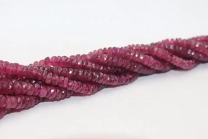 Cuentas Redondas Facetadas de Turmalina Rosa de Alta Calidad de 4-5 mm, Hilo de 16 Pulgadas, Piedra Preciosa Natural, Tienda de Gemas Indias, Peso Personalizable - Product Image 4