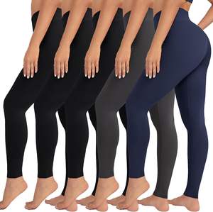 Leggings de Cintura Alta Elite Shape, Tela Elástica de Compresión de Poliéster, Transpirable, Moldea el Cuerpo, para Gimnasio, Yoga, Running - Product Image 1
