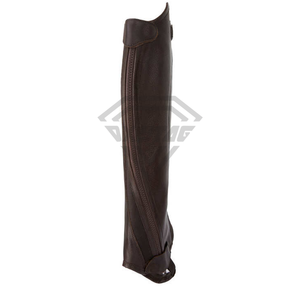 Premium Horse Riding <b>Half</b> Leather <b>Chaps</b> for Men and Women Customizable Lightweight Design with Breathable Panels - Product Image 3