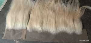 Extensions de cheveux indiens Remy de luxe de 24 pouces, mèches blondes lisses d'Inde du Sud, double trame à la machine, résistantes à la chute, douces et brillantes - Product Image 3