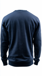 Sudadera Oversize de Cuello Redondo para Hombre, 100% Algodón, Gruesa y Cálida, Lisa, para Streetwear de Invierno - Product Image 2