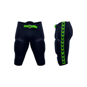Mens Gradient Geometric Sublimated Padded American Football Pants Breathable <b>Athletic</b> Practice Game Performance Wear field sport - Product Image 6